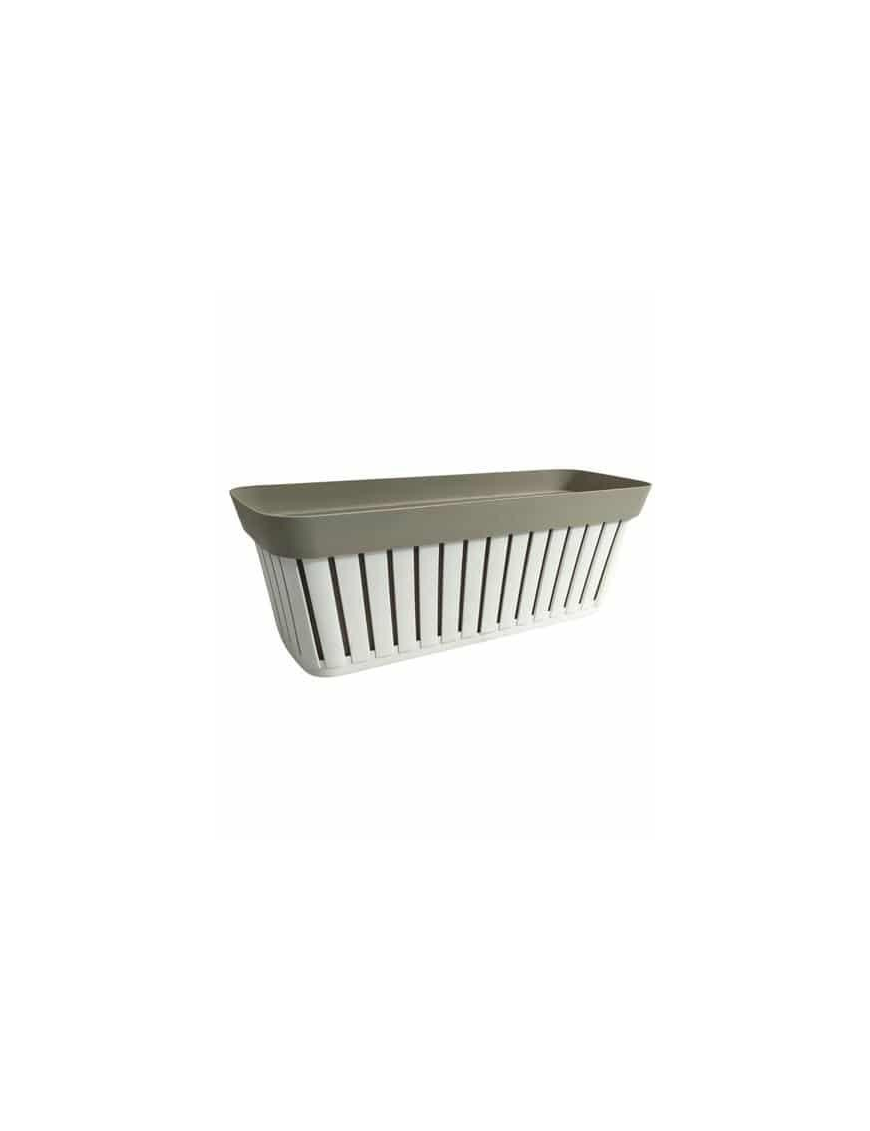 FIORIERA BIANCO/TORTORA KRETA 50 CENTIMETRI