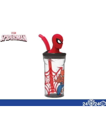 SPIDERMAN BICCHIERE 3D CON CANNUCCIA 360ml