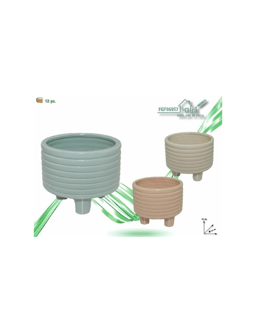 VASO RIGA STRETTA 12x12x10 CENTIMETRI