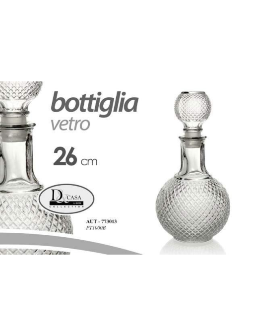BOTTIGLIA TONDA VETRO 1000ml
