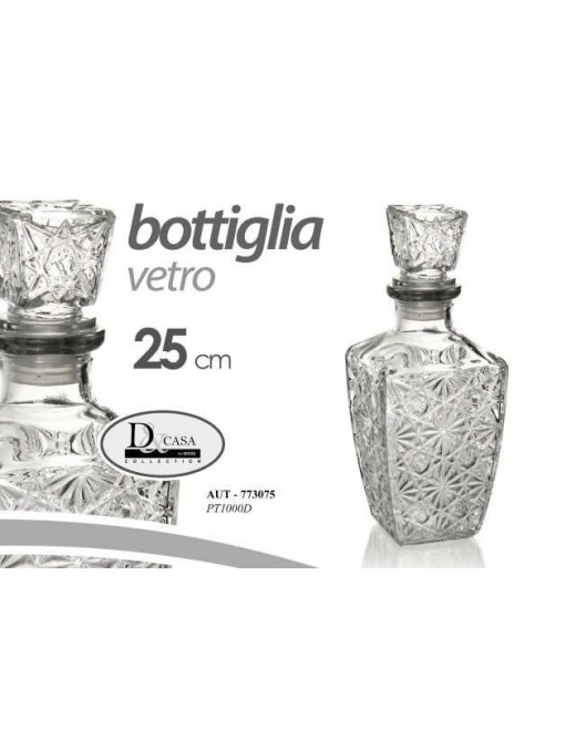 BOTTIGLIA QUADRA VETRO 1000ml