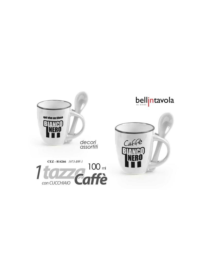 TAZZA CAFFE' CON CUCCHIAINO