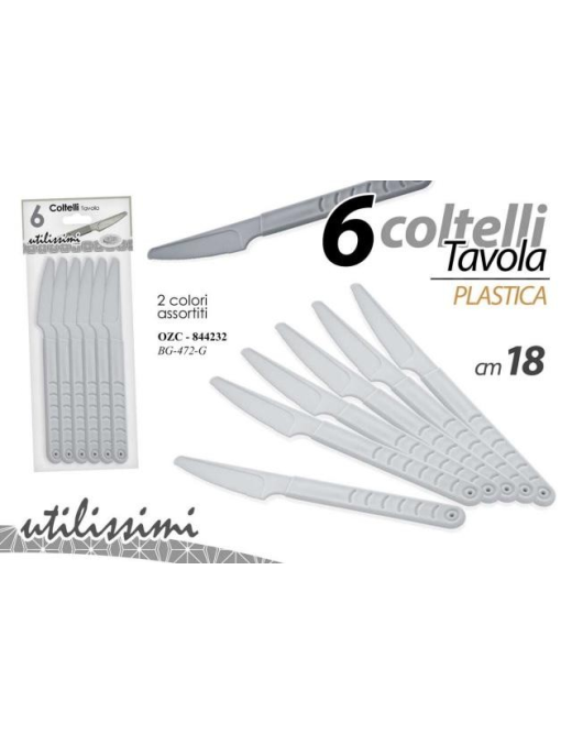 L.RIUTILIZZ COLTELLI  6pz 844232 $$