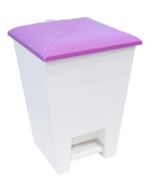 LOVE WASTE BIN 6 LITER PURPLE