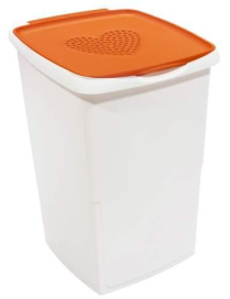 LOVE 45 LITER ORANGE LAUNDRY BIN
