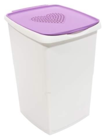 LOVE LAUNDRY BIN 45 LITER PURPLE