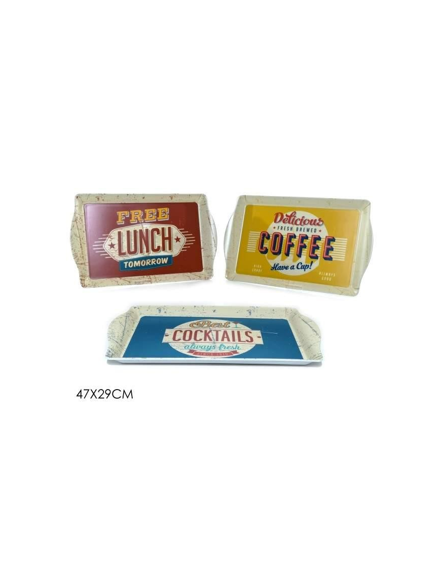 VINTAGE RECTANGULAR TRAY 47x29 CENTIMETERS