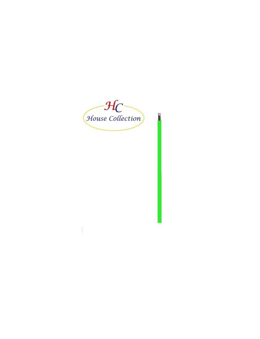 MANICO FLUO 120centimetri VERDE PER SCOPA FANTASY