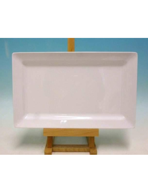WHITE RECTANGULAR TRAY 33x20.5 CENTIMETERS