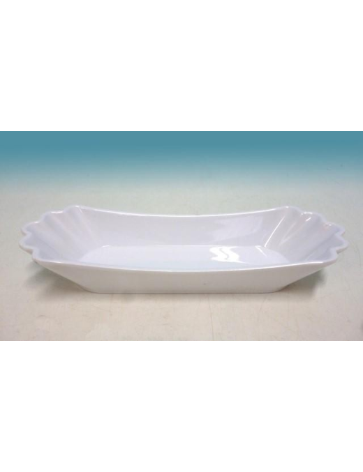 WHITE HOT DOG TRAY 22x8 CENTIMETERS