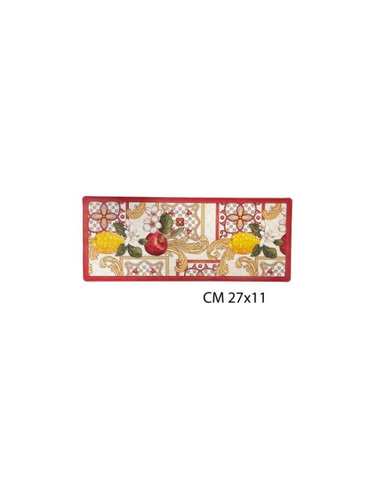 L.MAIOLICA VASSOIO RETT. 27x11cm $$