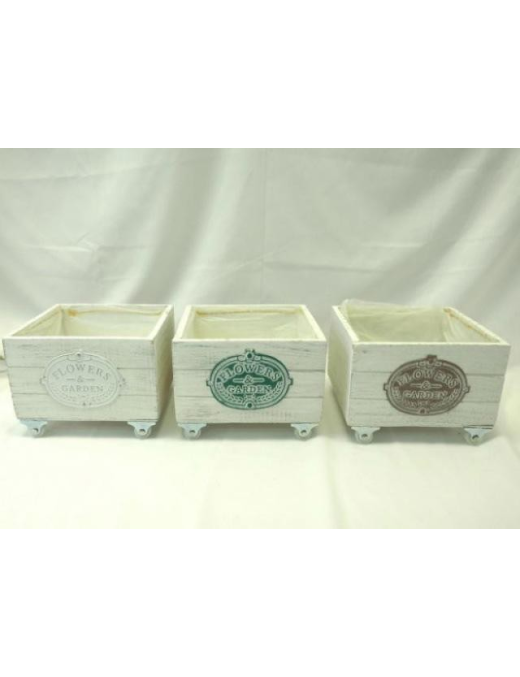 SQUARE WOODEN BOX 14x20x20 CENTIMETERS