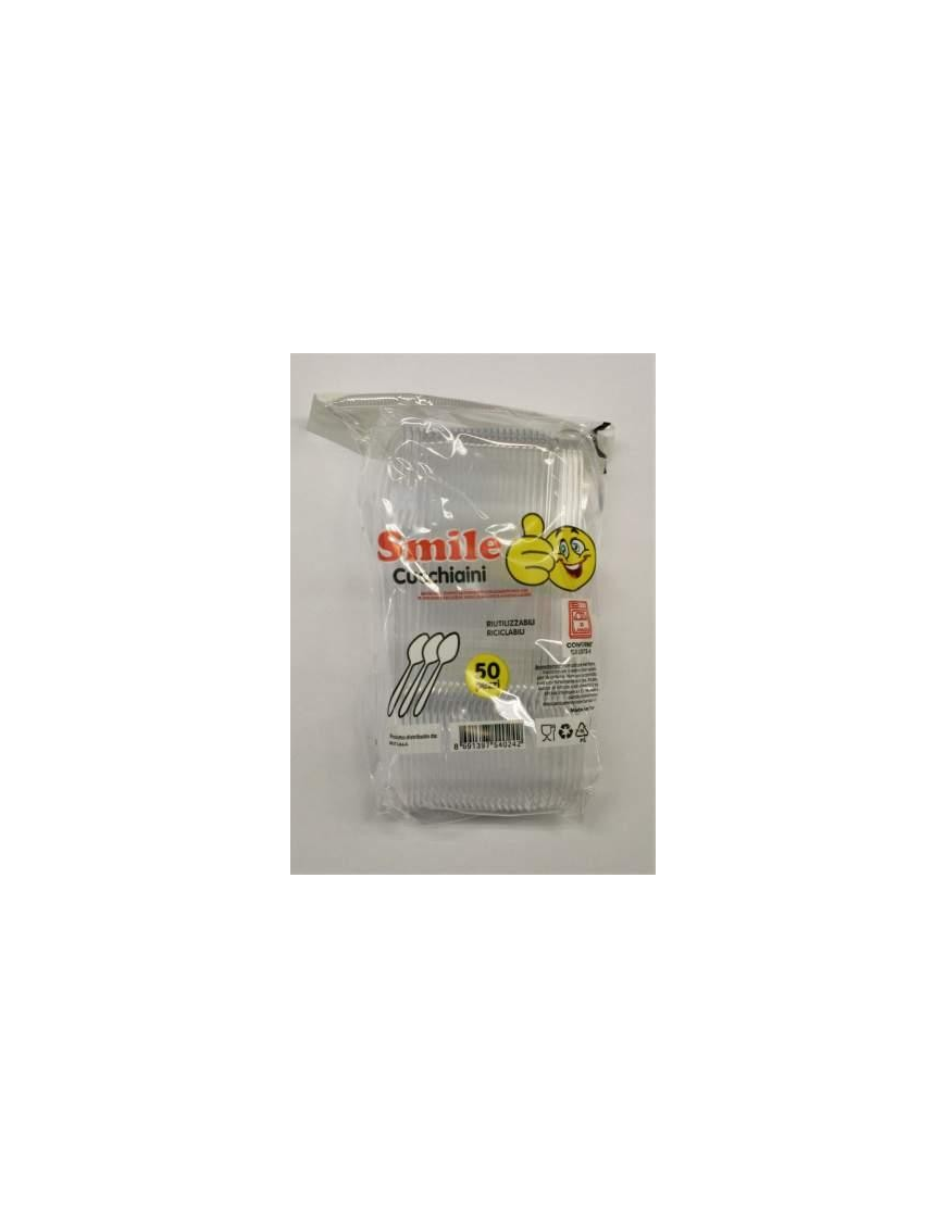 SMILE SPOONS PACK OF 50 PIECES