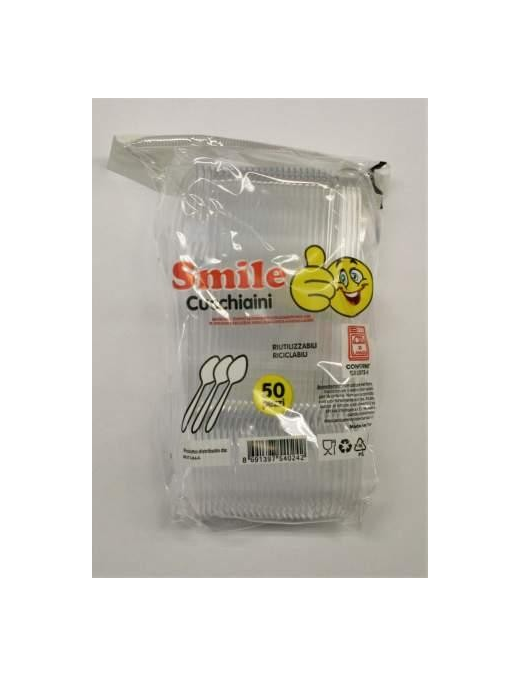 SMILE SPOONS PACK OF 50 PIECES