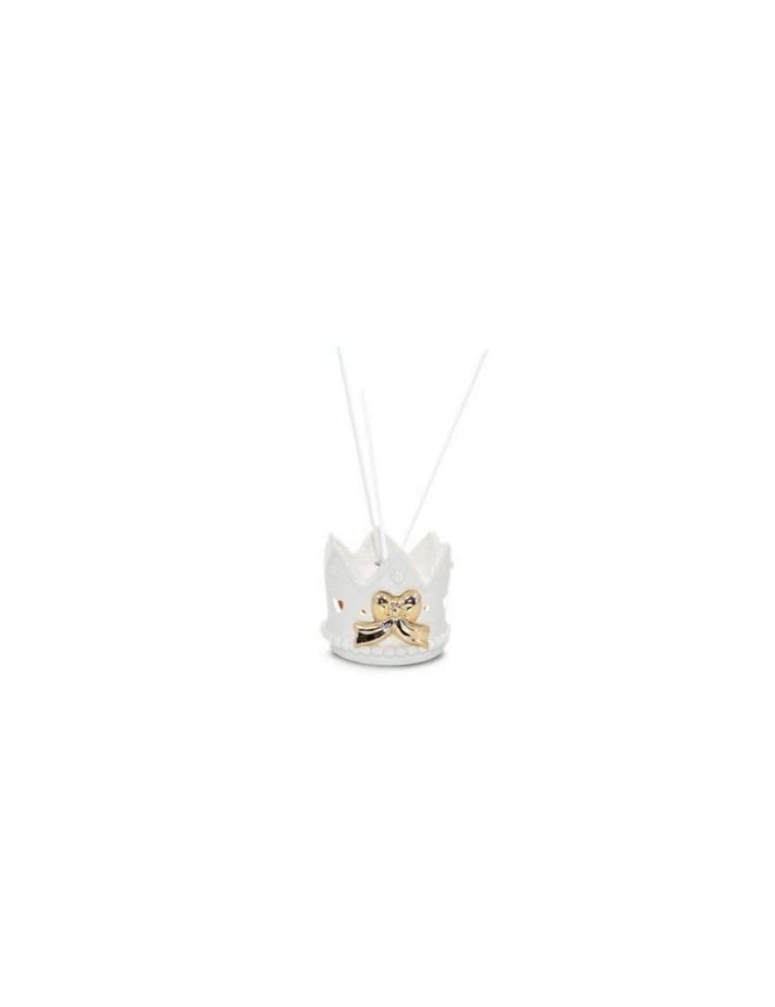 WHITE PERFUMER WITH SMALL CROWN HEART