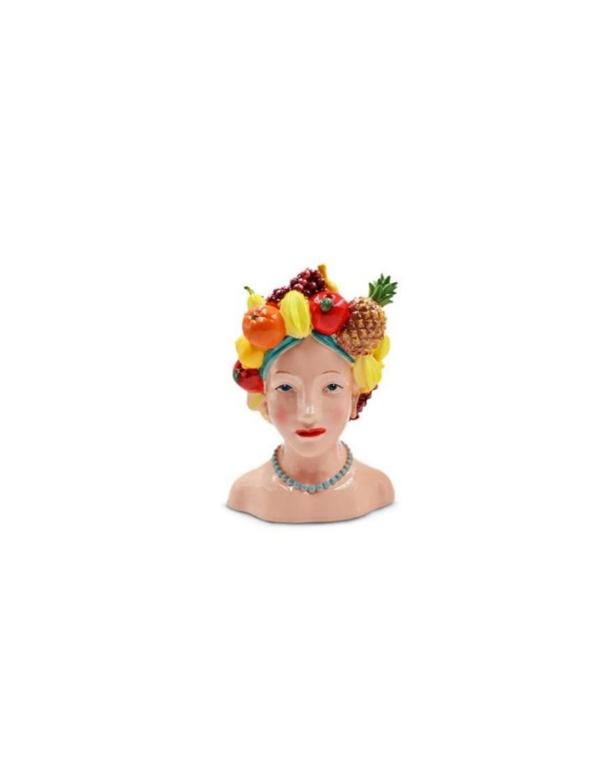 VASO TESTA DONNA FRUTTA 35 CENTIMETRI