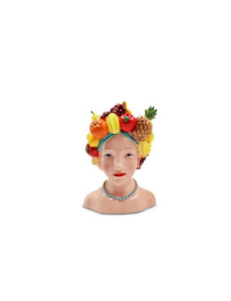 VASO TESTA DONNA FRUTTA 19 CENTIMETRI