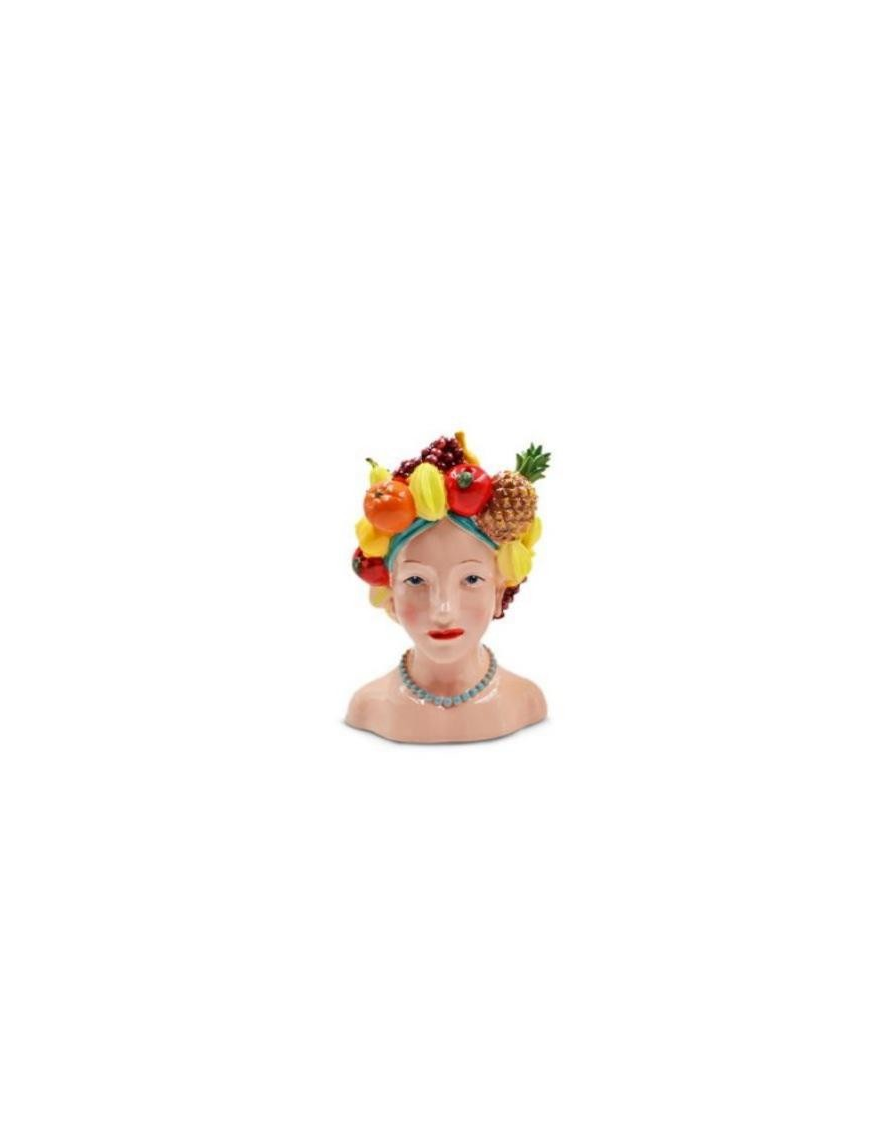 VASO TESTA DONNA FRUTTA 19 CENTIMETRI