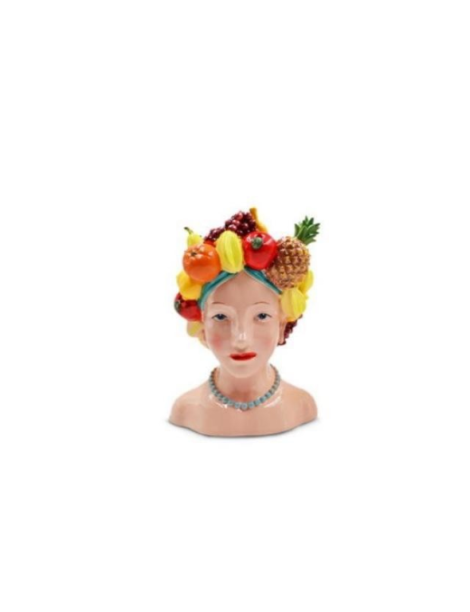 WOMEN'S HEAD FRUIT VASE 19 CENTIMETERS