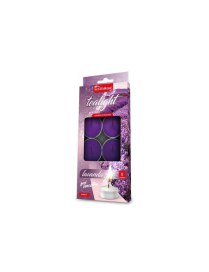 TEA-LIGHT 8 PEZZI 10 GRAMMI LAVANDA