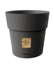 VASO ETHICA diametro 20 GRAFITE CON RISERVA ACQUA