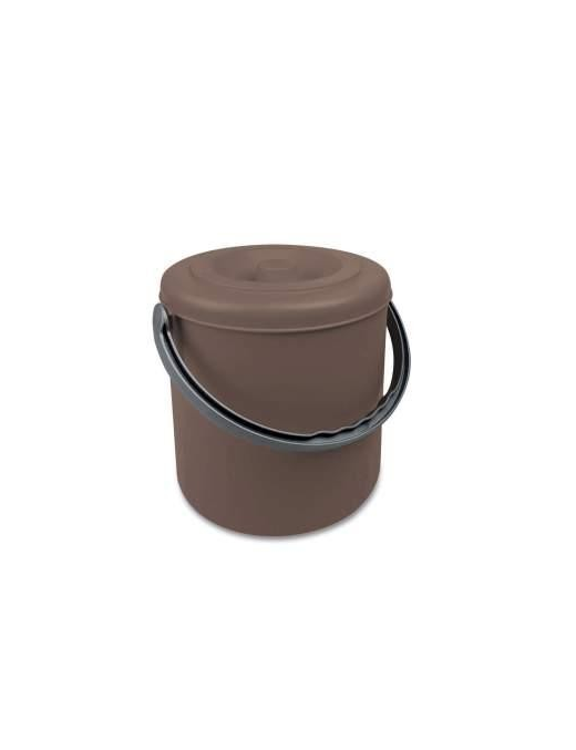 EUREKA 15lt WASTE BIN WITH TAUPE LID