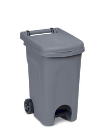 URBAN ECO PEDAL WASTE BIN 60lt GRAY