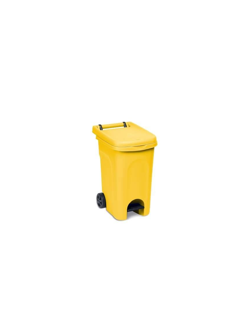 URBAN ECO PEDAL WASTE BIN 60lt YELLOW