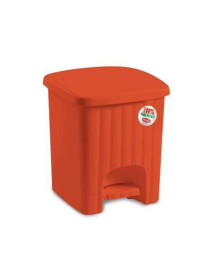 PATTUMIERA QUADRA PEDALINA LT4,5 ARANCIO