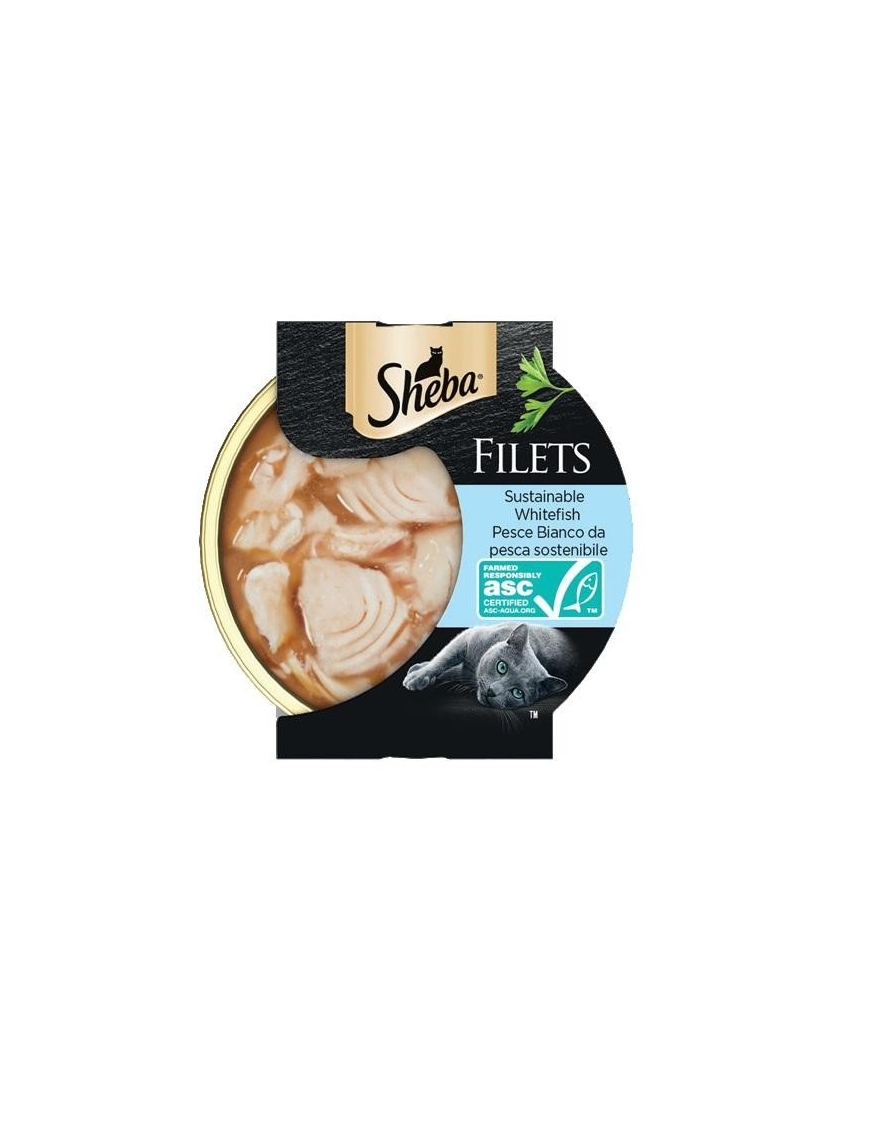 SHEBA FILETS PESCE BIANCO 60 GRAMMI