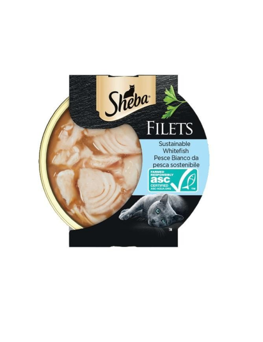 SHEBA WHITE FISH FILETS 60 GRAMS