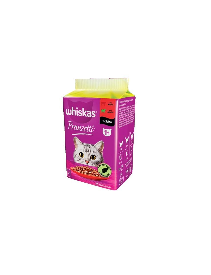 WHISKAS PRANZETTI CARNI MISTE