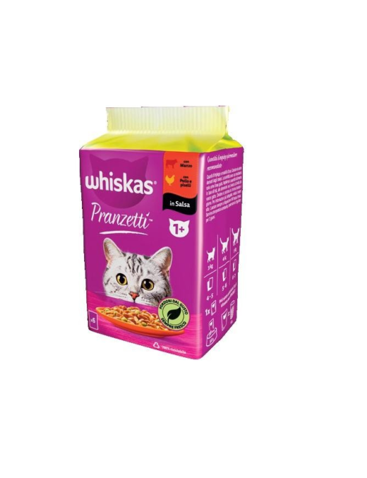 WHISKAS PRANZETTI CARNI+VERDURE