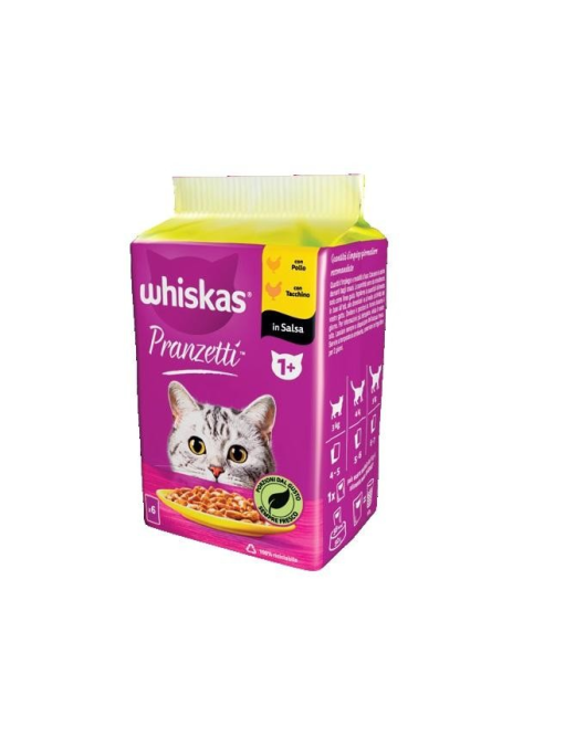 WHISKAS PRANZETTI CARNI BIANCHE