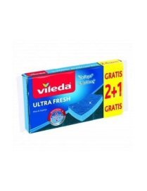VILEDA ULTRA FRESH ANTI-SCRATCH SPONGES 3 pieces