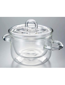 FOOD and DESIGN POT WITH HANDLE AND LID 25cl 2 PIECES