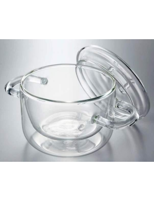 FOOD and DESIGN POT WITH HANDLE AND LID 25cl 2 PIECES