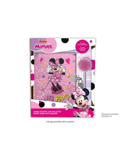 MINNIE REVERSIBLE SEQUIN DIARY