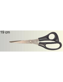 MULTI-PURPOSE SCISSORS WITH PLASTIC HANDLE 19 CM