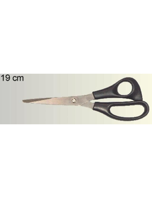 MULTI-PURPOSE SCISSORS WITH PLASTIC HANDLE 19 CM