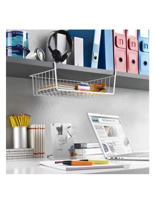 WHITE BASKET WITHOUT WALL UNIT BABATEX 30 CENTIMETERS