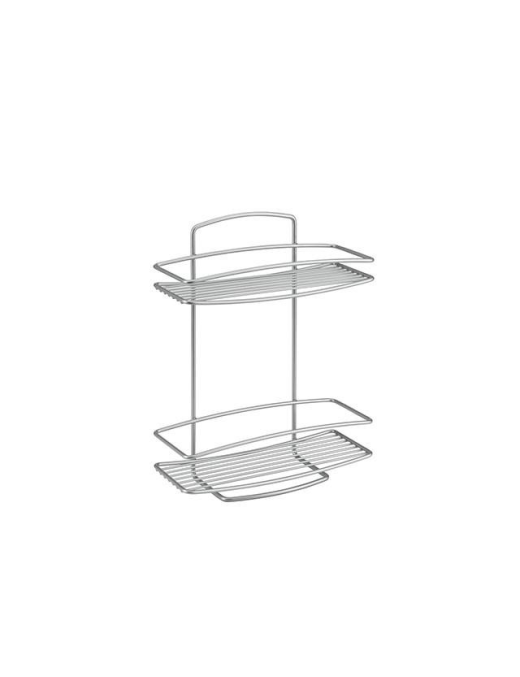 ONDA MENSOLA RETTANGOLARE 2 PIANI 26x11x35 CENTIMETRI