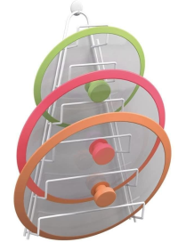 WHITE 6-TIER LIDS HOLDER KIWI