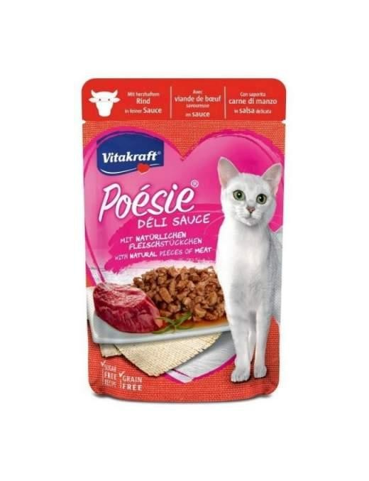 POESIE PET LINE BEEF MEAT 85 GRAMS