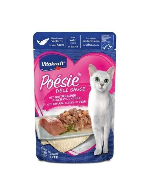 POESIE PET LINE BLACK COD 85 GRAMS