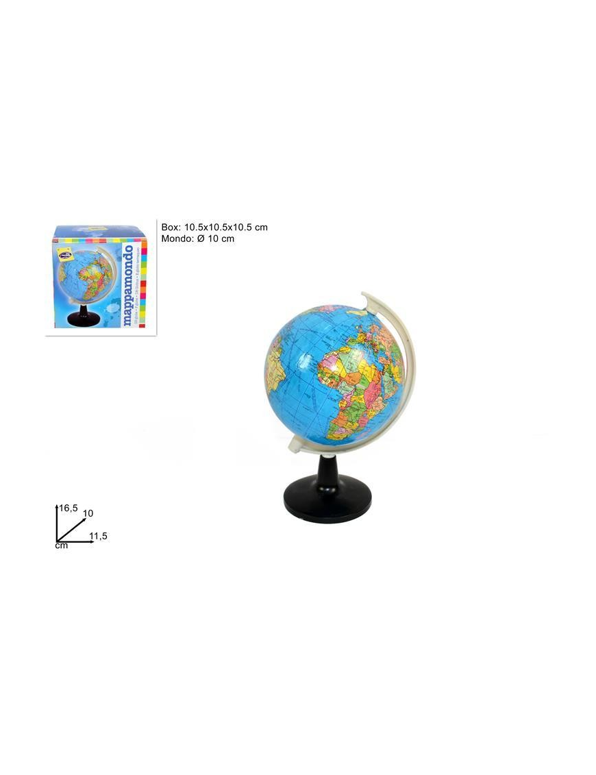 MAPPAMONDO 10 CENTIMETRI