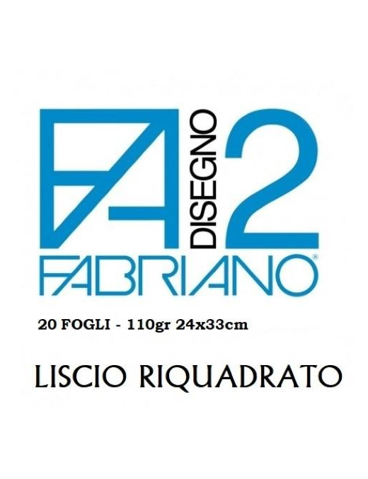 FABRIANO F2 NOTEBOOK 24x33 20SHEETS SQUARED