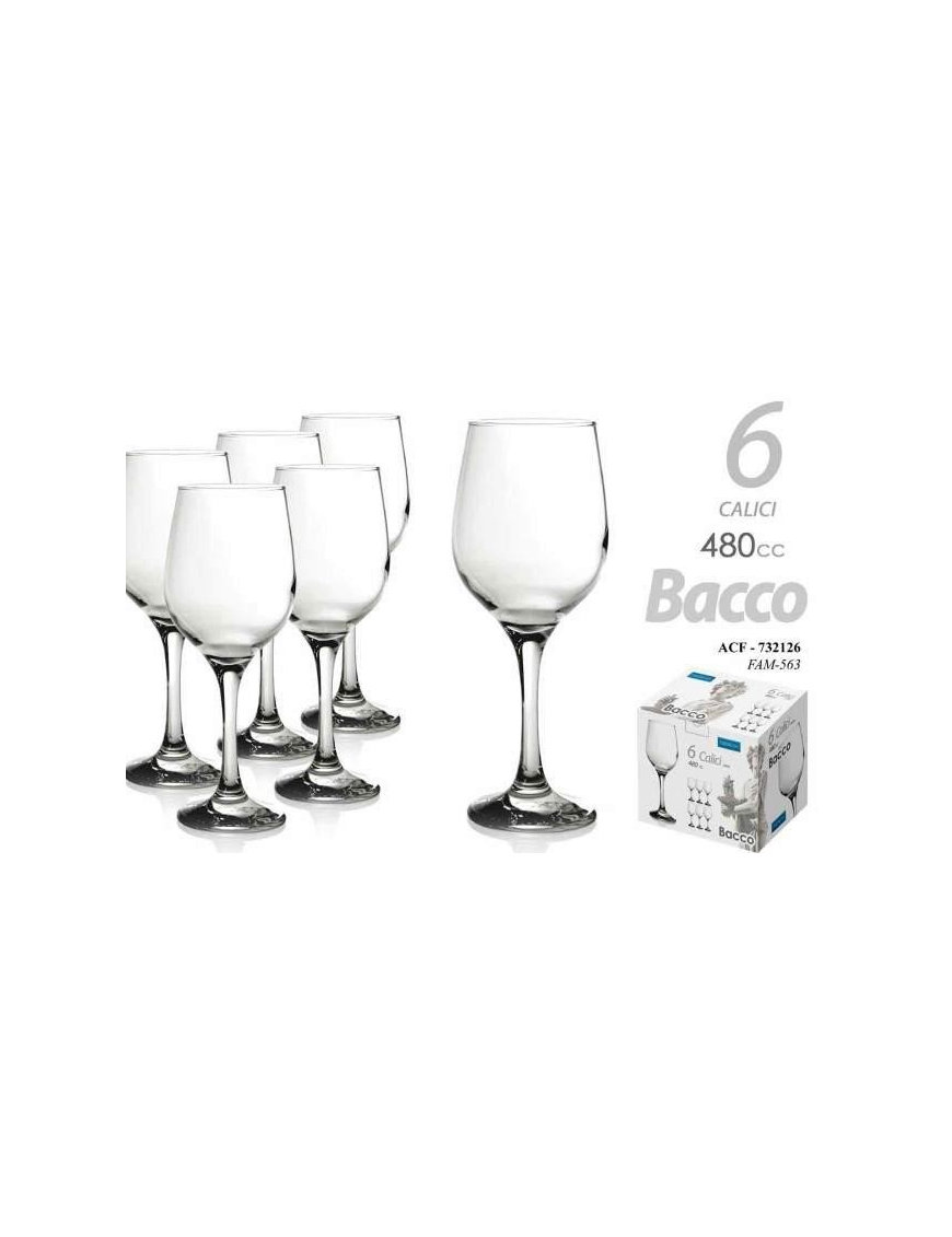 BACCHUS GLASSES 480cc 6 pieces