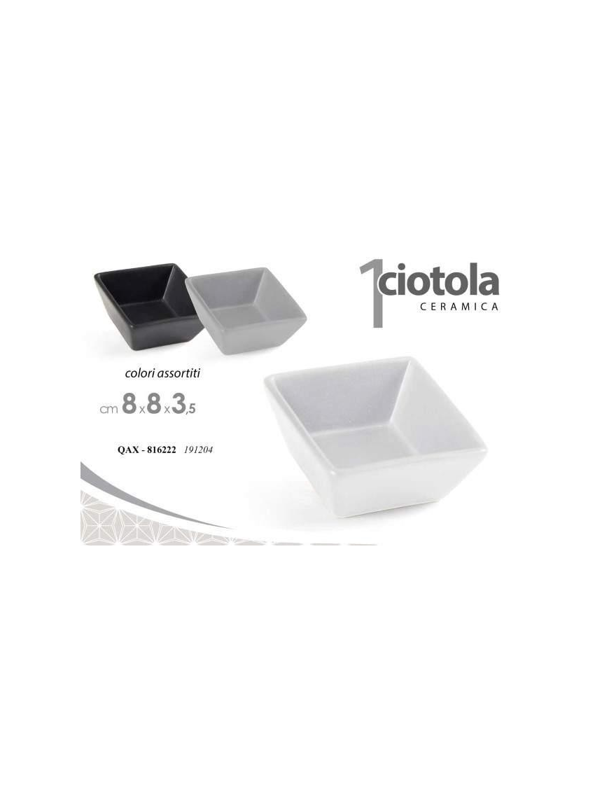CIOTOLINA CERAMICA 8x8x3,5cm 816222