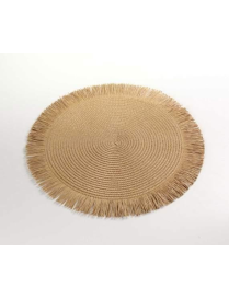 TOVAGLIETTA TONDA 38cm MARRONE
